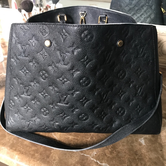 Louis Vuitton Handbags - Authentic Louis Vuitton Montaigne GM Noir